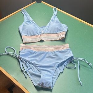 Blue Women's Bikini Set